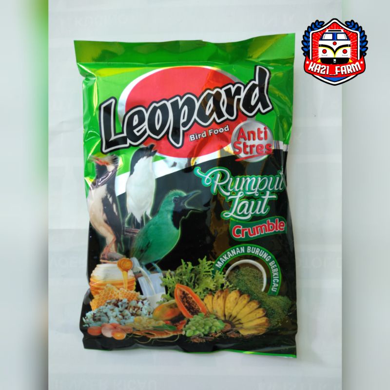 

leopard rumput laut crumble