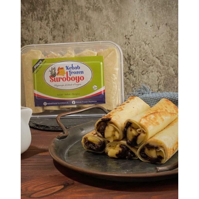 Craft Ceedar Kebab Frozen Suroboyo/Labaya Isi 10 Full Daging Ori Pedas Saus Keju Piscok Sambosa