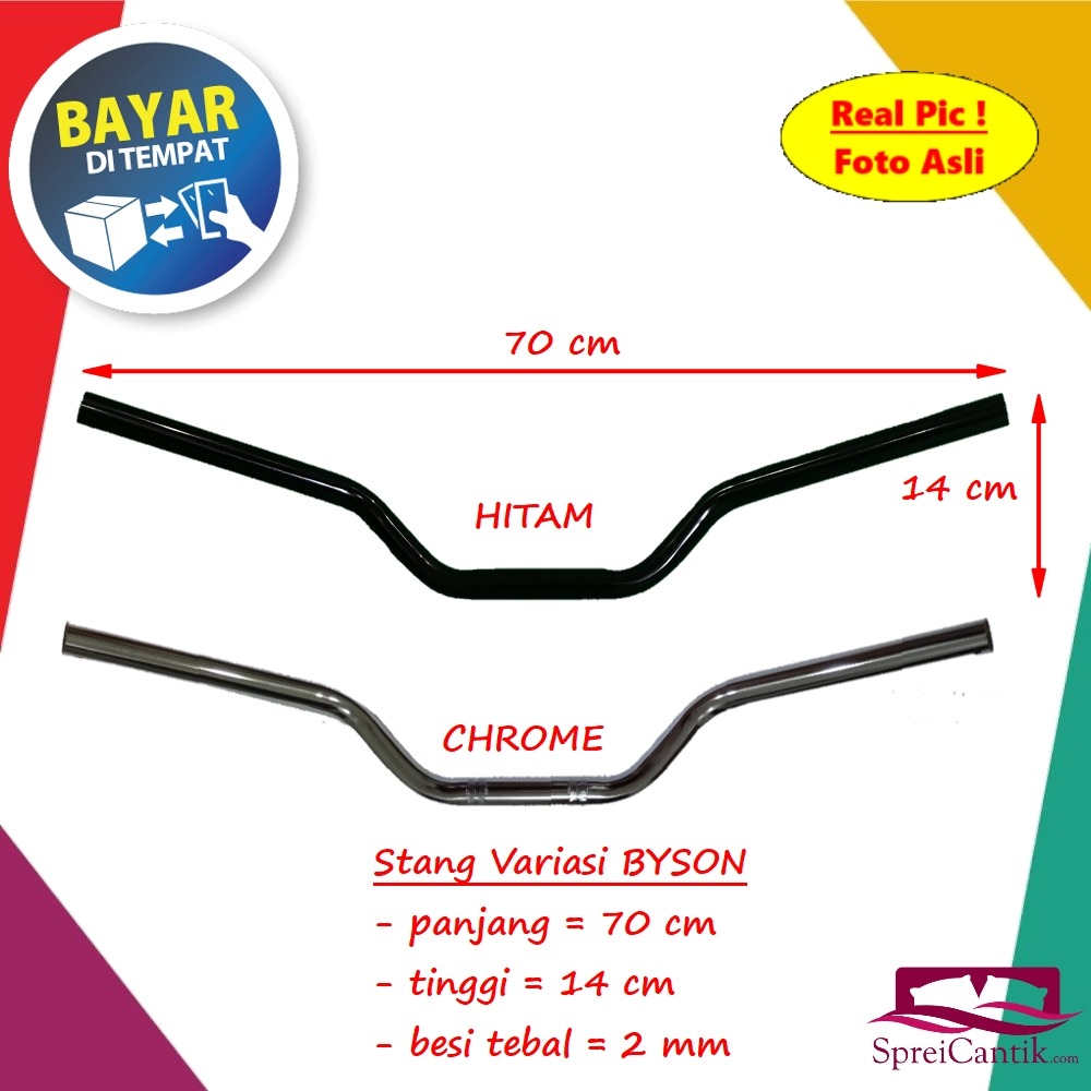 [COD] Stang Variasi Motor BYSON - Stir Custom RX King Beat Street Vixion Trail X-Ride Satria Xabre