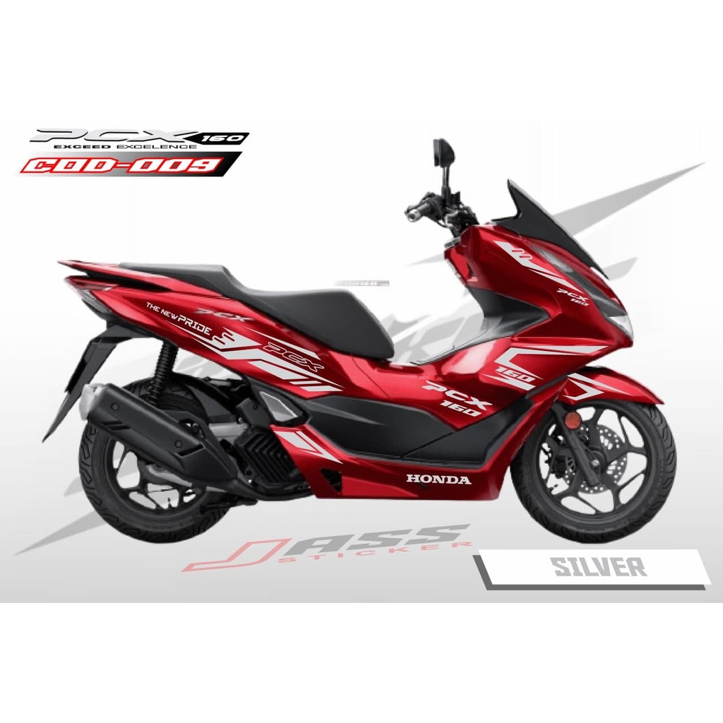 (COD) STICKER CUTTING PCX 160 /STIKER STRIPPING PCX 160 /STRIPING VARIASI PCX 160 / AKSESORIS MOTOR 