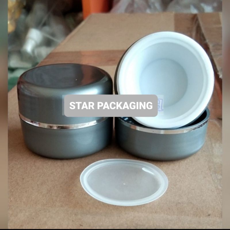 Pot Cream 12,5Gr Silver Pot Cream 15Gr Silver Pot Cream 12Gr Silver Pot Kemasan Kosmetik