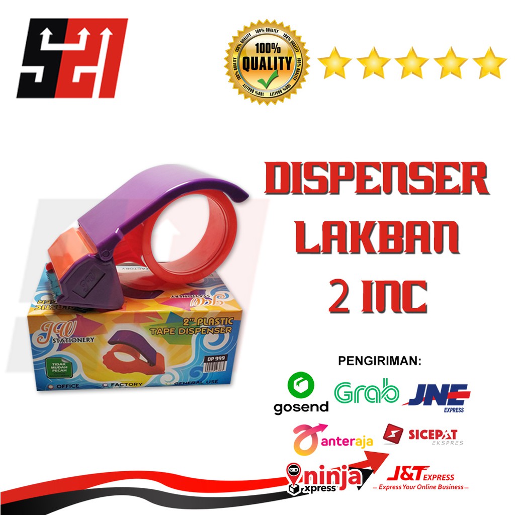

Dispenser Lakban Plastik/Cutter Tape 2 Inc MURAH