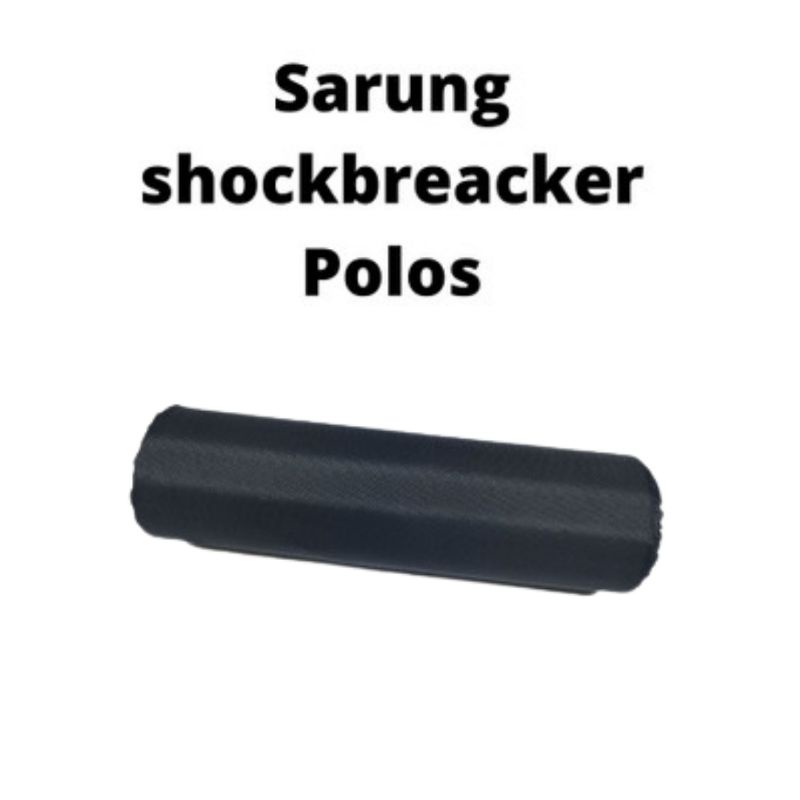 Sarung Cover Pelindung Penutup Shockbreaker  Belakang Motor Waterproof hitam polos tanpa sablon dan sablon