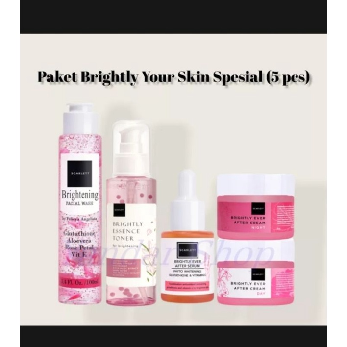 Scarlett lengkap paket brightening / Scarlett original