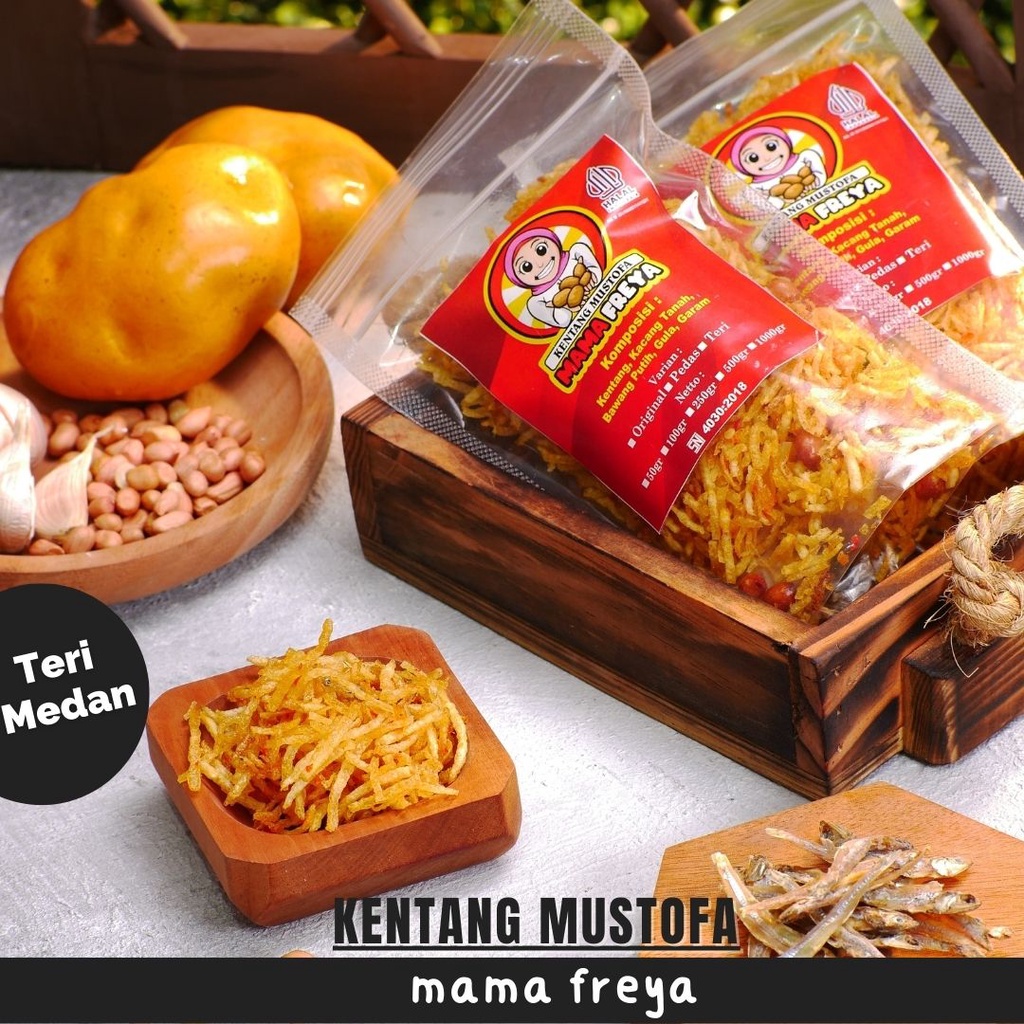 

Kentang Mustofa Teri Medan Premium 250 Gram