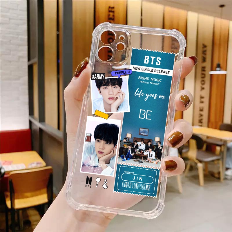 Custom Case BTS Life Goes On Vivo Oppo Xiaomi Samsung Realme Infinix iPhone Pocophone Poco Nokia-Jin Ver 2