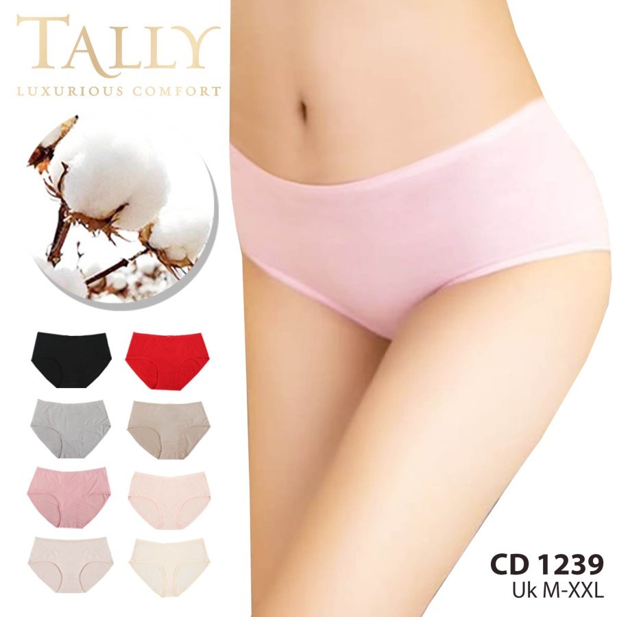 TALLY 1239 Celana Dalam Polos bahan Katun Underwear