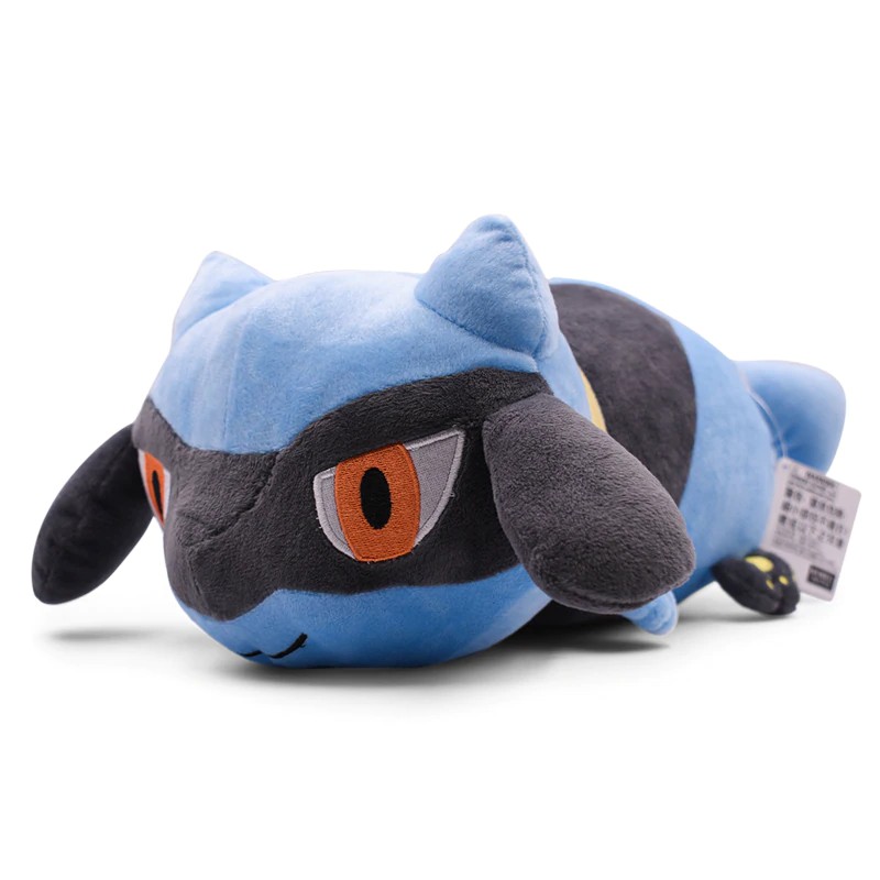 Boneka Lucu Mintiendo Riolu Juguetes De Peluche Almohada Muñeca De Buen Regalo Para Los Niños,