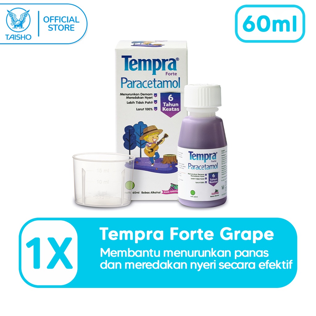 Tempra Forte Paracetamol Anak Rasa Anggur 60ml