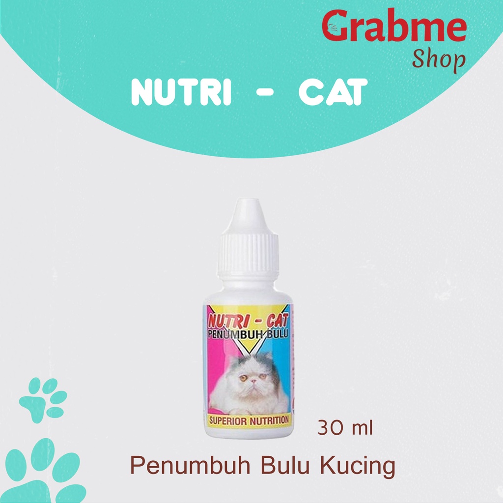 Vitamin penumbuh bulu kucing NUTRI CAT 30 ml