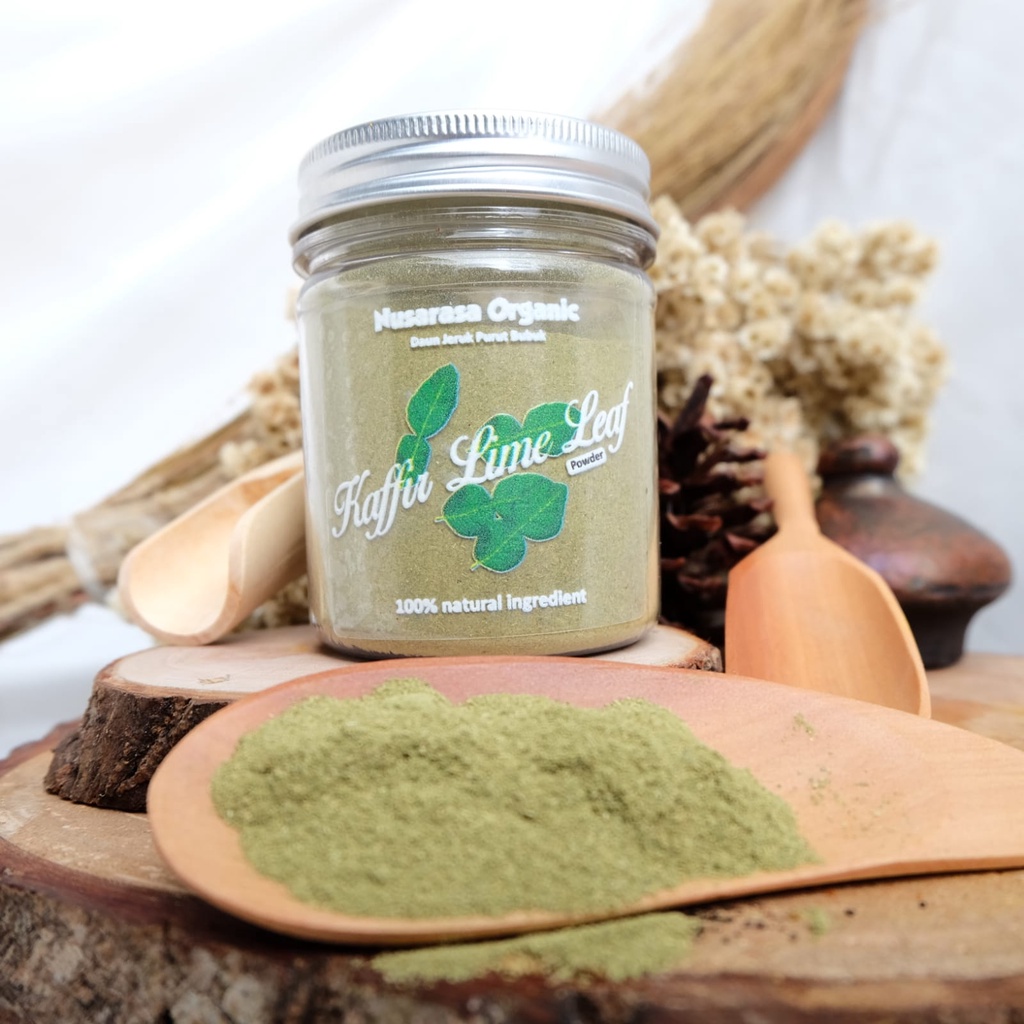 

Nusarasa Organik - Kaffir Lime Leaf Powder / Daun Jeruk Purut Bubuk