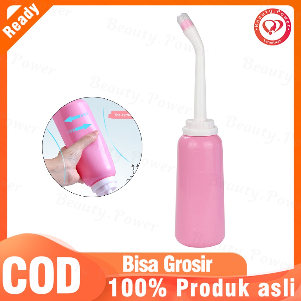 Bidet  Semprotan Cebok Toilet Portable Pencet Travel Botol 500ml untuk Bilas Kencing Wanita