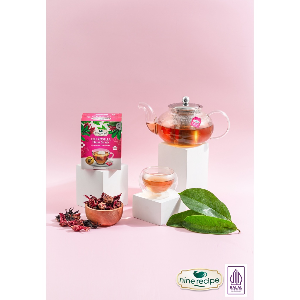 

Nine Recipe Teh Rosella Daun Sirsak - Rosella Tea Graviola Leaf 12x2gr