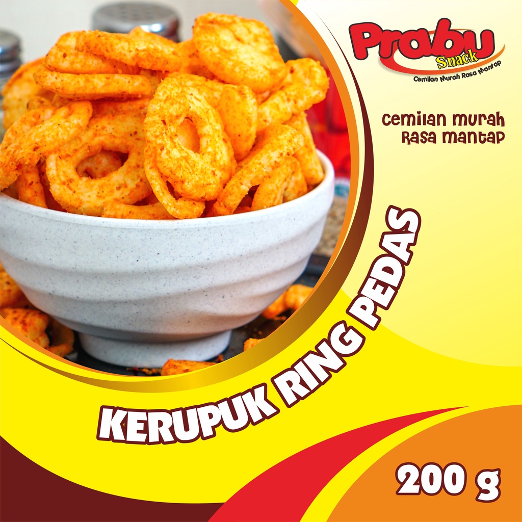 

Prabu Snack Kerupuk Ring Pedas-200 gr