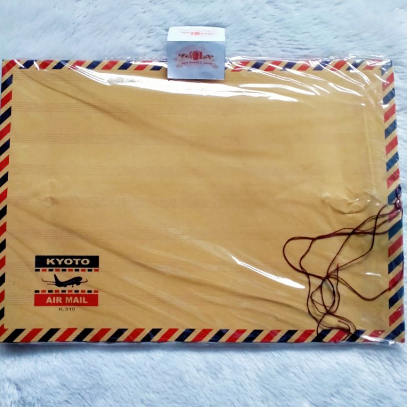 

Amplop Coklat Air Mail 310 / Amplop coklat besar / Amplop Tali / Amplop Lamaran Kerja surat menyurat pos Indonesia