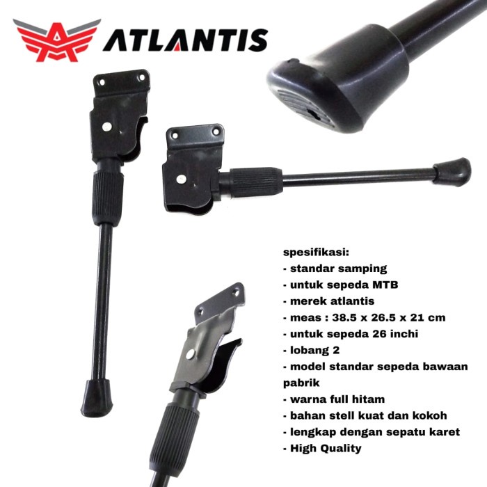 standar samping sepeda gunung MTB 26 united pacific Aviator Atlantis - standar 24