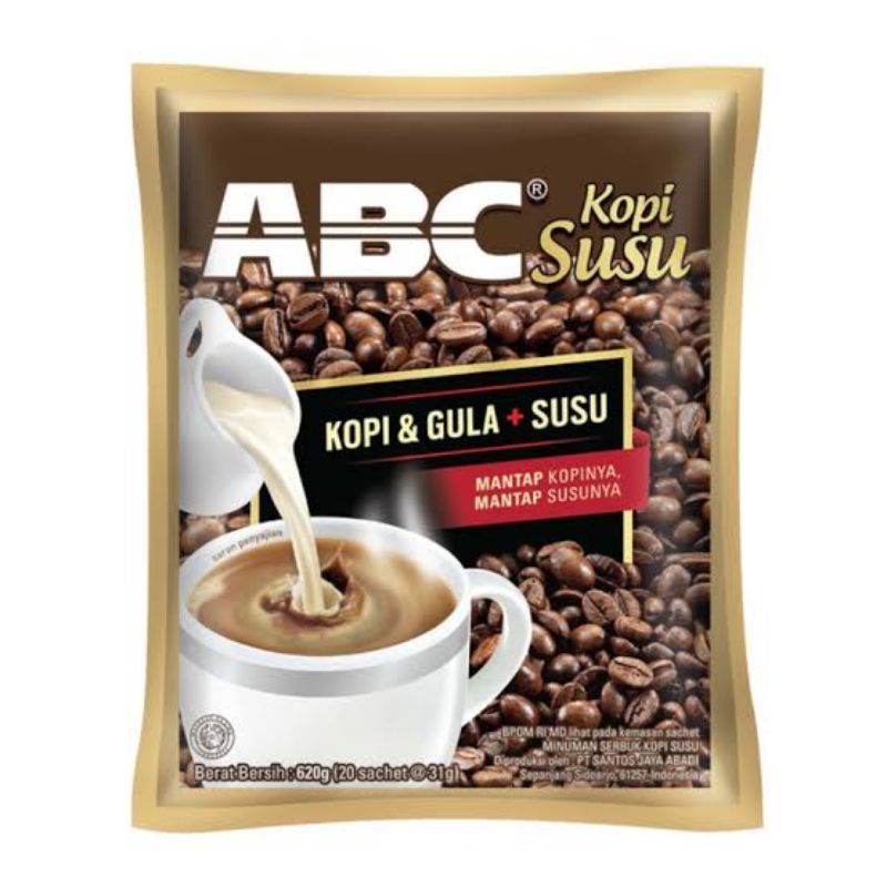 Kopi susu ABC 31gr renceng