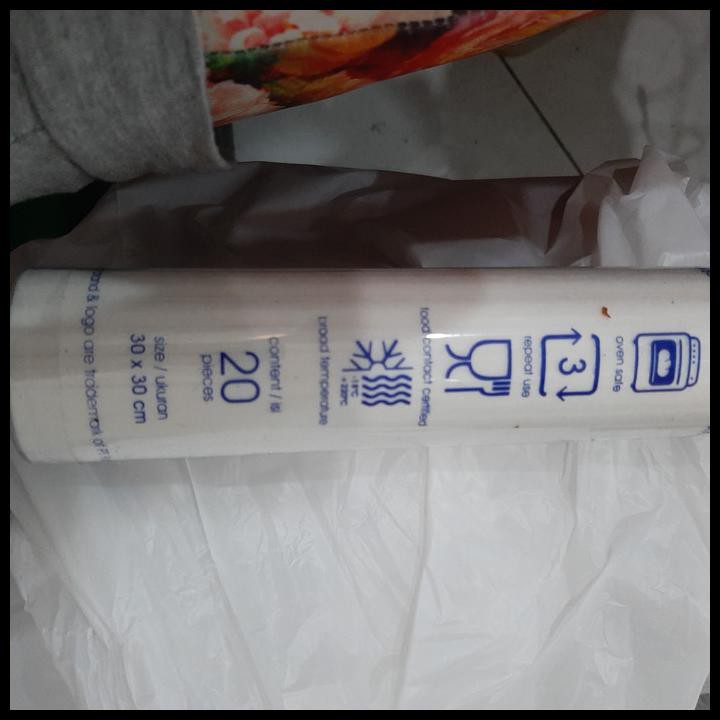 

Buruan Beli - Seven Baking Paper 30X30 Isi 20Lbr Dalam Tube, Bisa Dipakai Berkali