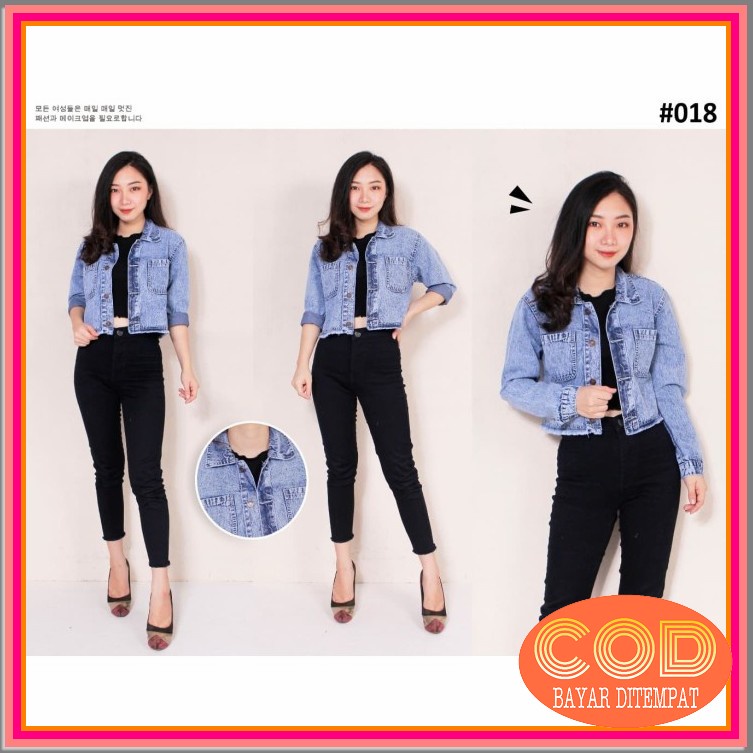 Jaket Jeans Biondy / Jaket Jeans Denim / Jaket Jeans Aurora 100%  NY890 [Jaket Jeans #013 Bc]Jaket