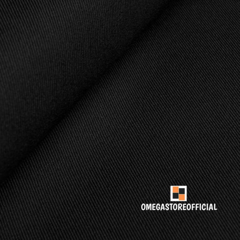 OMEGASTOREOFFICIAL - Celana Ankle Pants Pria (formal, bahan, kantor, kain, kerja) Panjang Slimfit - Hitam