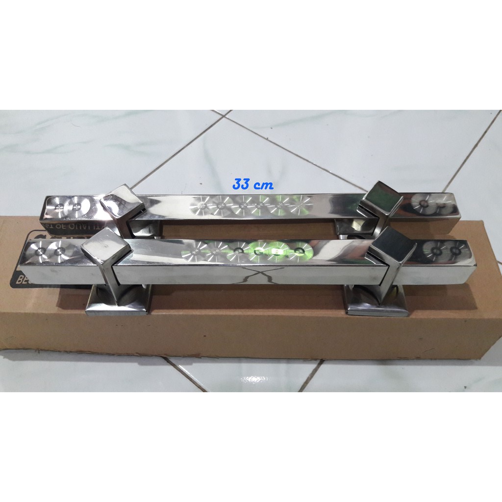 33 cm handle stainless/ gagang pintu rumah minimalis/ tarikan pintu rumah model kotak SPB