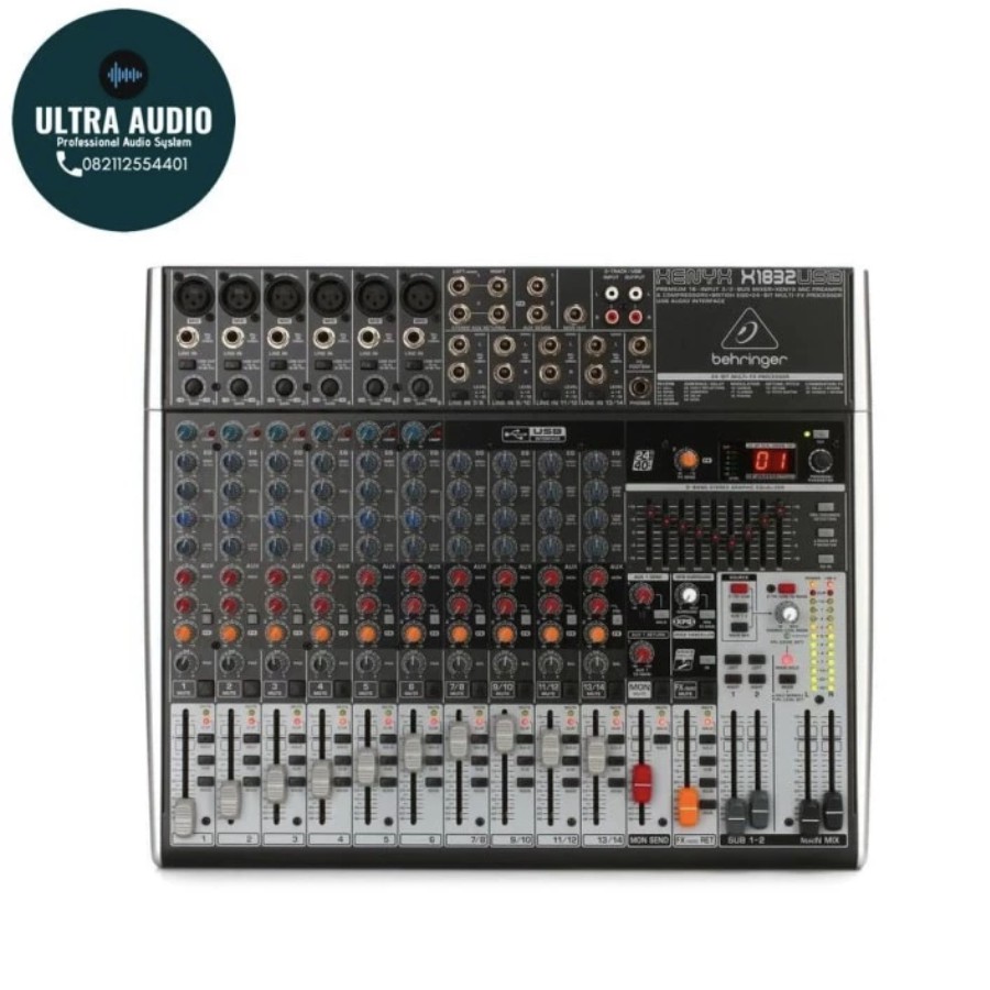 Behringer XENYX X1832USB / X 1832 USB / X1832 USB / X 1832USB / X-1832USB Mixer Audio ORIGINAL