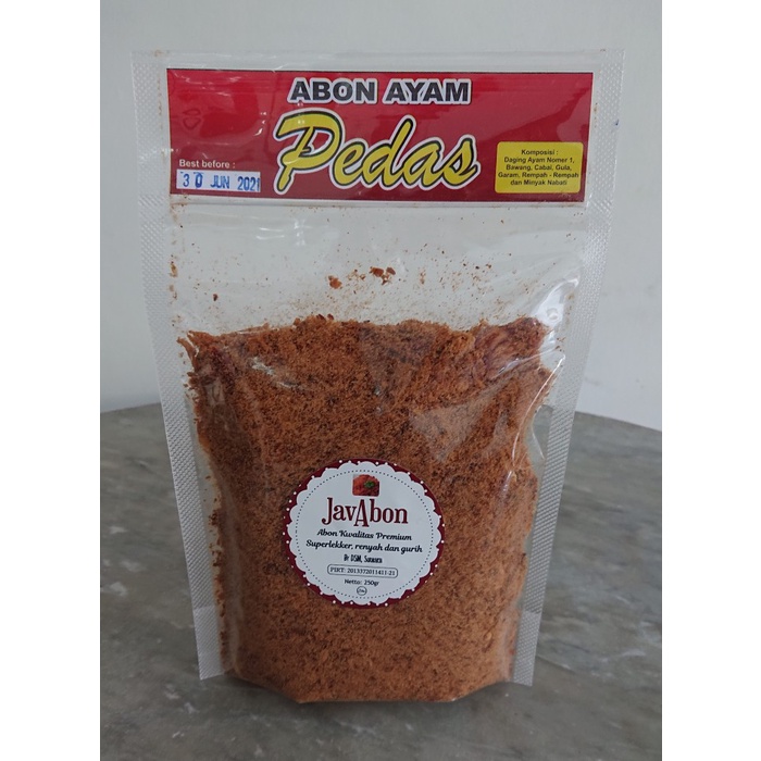 

Q121Sa Javabon Abon Ayam Pedas (Spicy Chicken Floss) 250 D51qs44