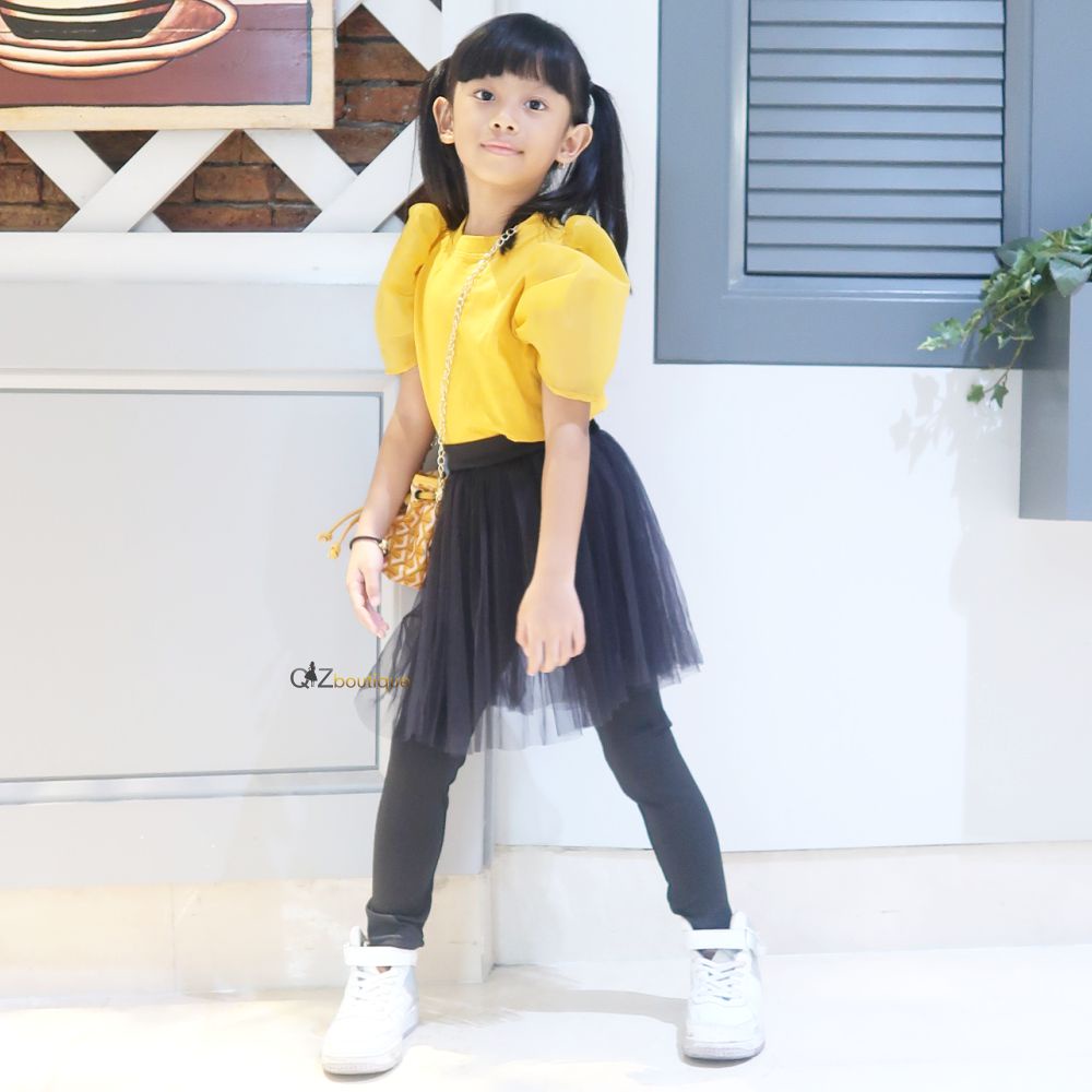 Ariana - Rok lejing anak anak panjang Celana legging tutu anak 3 -5 tahun tutu panst lejing tutu anak tanggung rok tutu anak prempuan