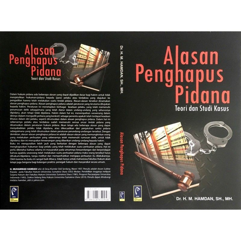 

BUKU ALASAN PENGHAPUS PIDANA