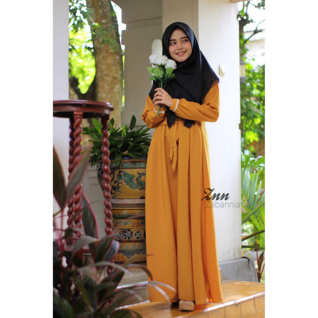 MAYUMI DRESS BY ZABANIA / GAMIS POLOS SYARI