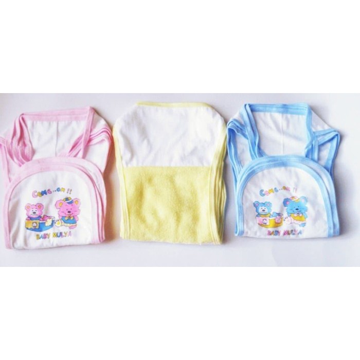 Popok kain bayi lapis handuk 12pcs