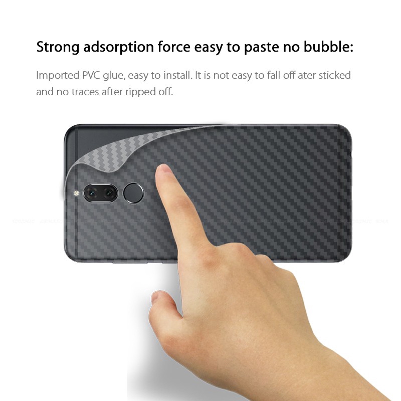 iPhone 11 Pro Max 3D Carbon Fiber Back Film Screen Protector iPhone 11 Pro XS Max XR 8 7 6 6S Plus Sticker Protector