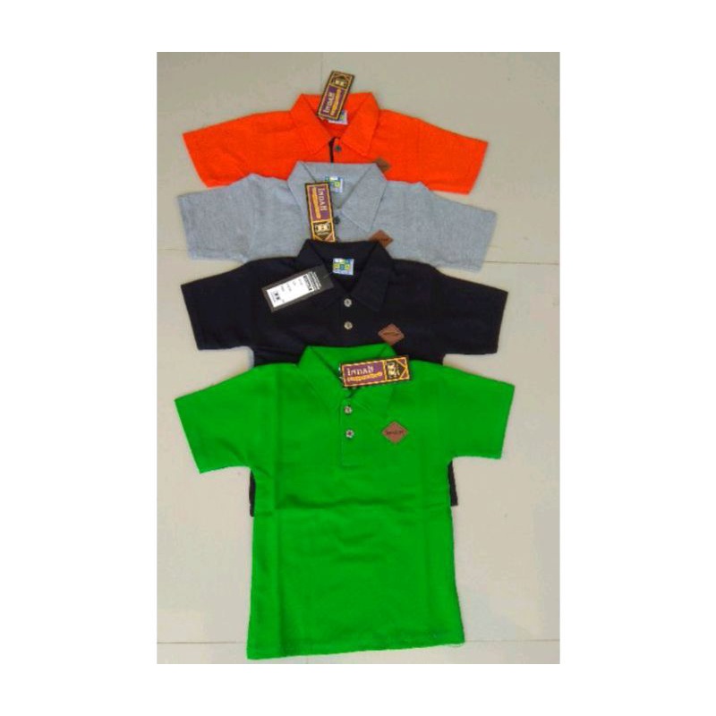 Kaos Kerah Model Kancing Polo Lacoste 1-9 Tahun