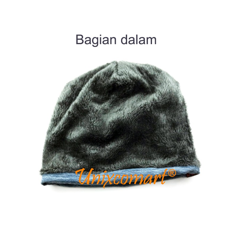 Topi kupluk ROCK Dewasa Beanie Hat Bahan Tebal Pria Wanita