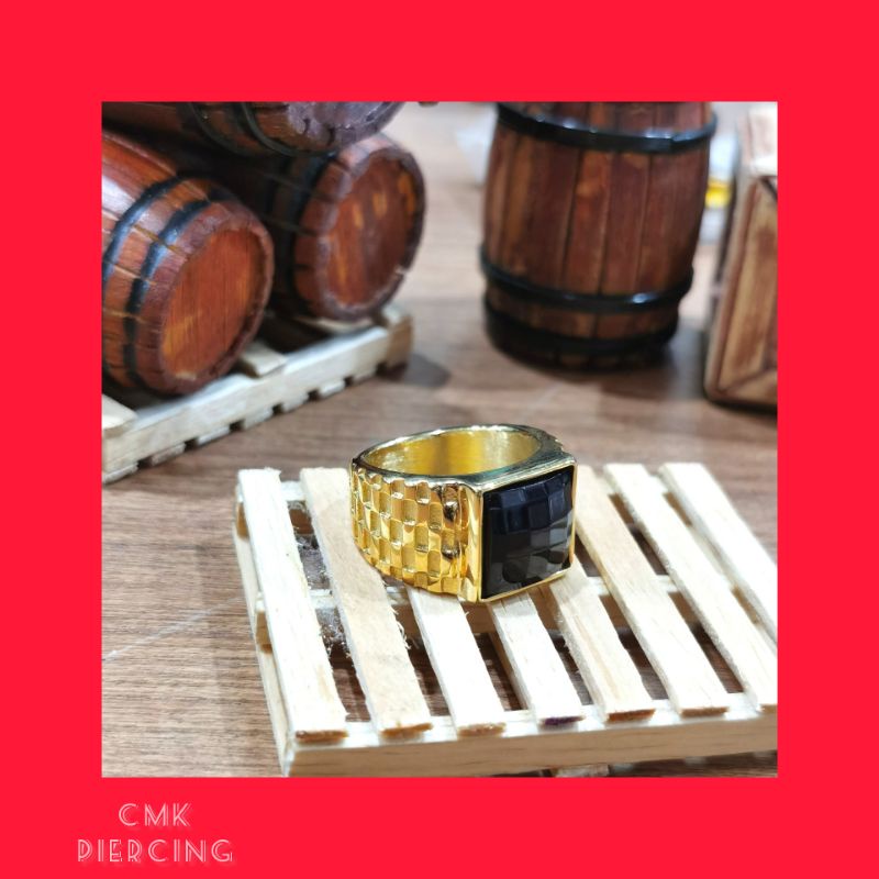 CINCIN PRIA KEREN ELEGAN RING TITANIUM RING