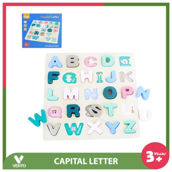 

Kecil Diskon Anak Besar Case Huruf Kayu Mainan - And Letter Capital Unik Huruf Kecil lower