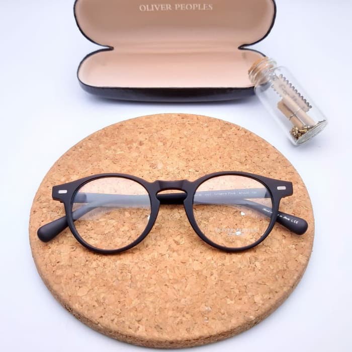Frame Kacamata Bulat Premium Pria &amp; Wanita OP-518606