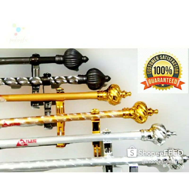 TERLAIRS BISA (COD) BESI GORDEN | TIANG GORDEN | BATANG GORDEN 50cm/75cm/125cm