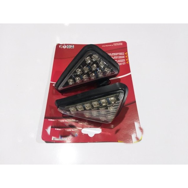 Sen Tempel Lampu Sein Tempel Segitiga LED Universal Buat R15 V2 V3 Cbr 150 CBR 250 NINJA 250 GSX DLL