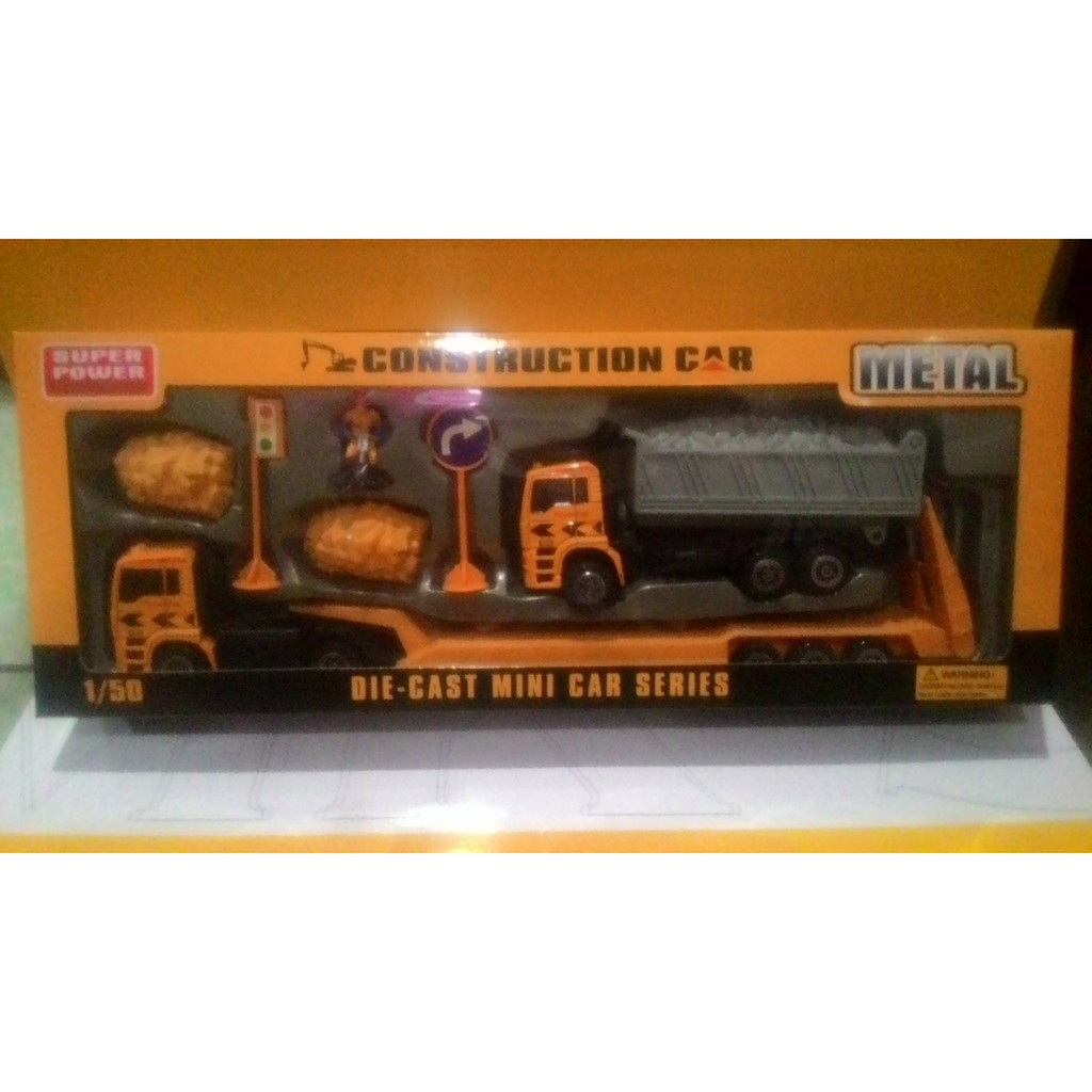  Mainan  Anak  Laki  Laki  Diecast Construction Car Mini Series 