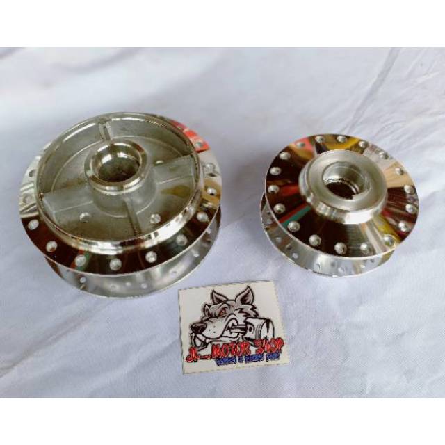 Tromol Standart Set New Jupiter MX 135 - Tromol Depan Belakang Jupiter MX New 135 Chrome