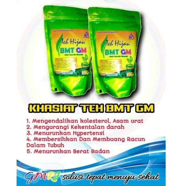 

TEH HIJAU BMT GM Original Herbal untuk kolseterol dan darah