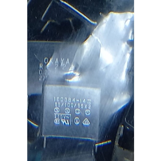 capasitor MKM/MKP 220n/275Volt hitam OKAYA