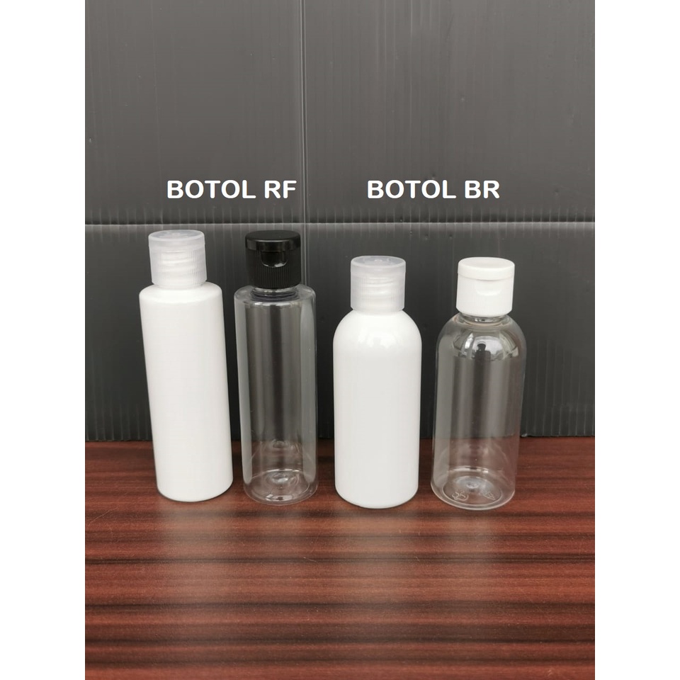 Botol PET 60 ml 60ml. FLIPTOP FLIP TOP Bening Clear Transparan Ready