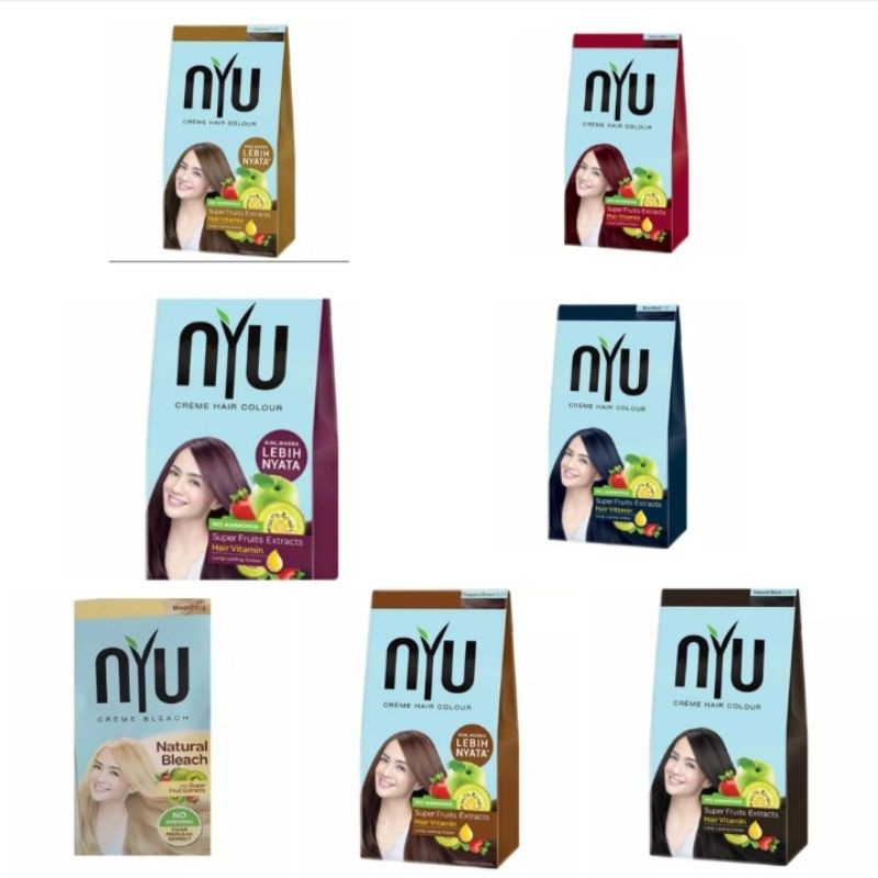 Jual Nyu Cream Pewarna Rambut Indonesia Shopee Indonesia