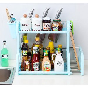 Jual  Rak Plastik Sudut Dinding Dapur Kulkas Lemari  1  Murah