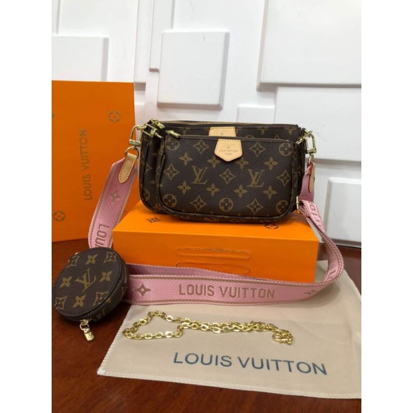 NEW ITEM lv multi pochette 3 set free box magnet