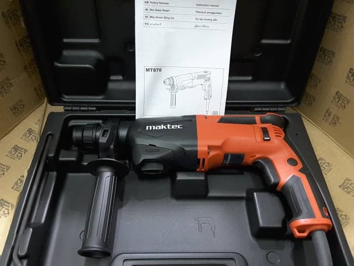 Mesin Bor Beton Bor Rotary Hammer SDS Maktec MT870 MT 870