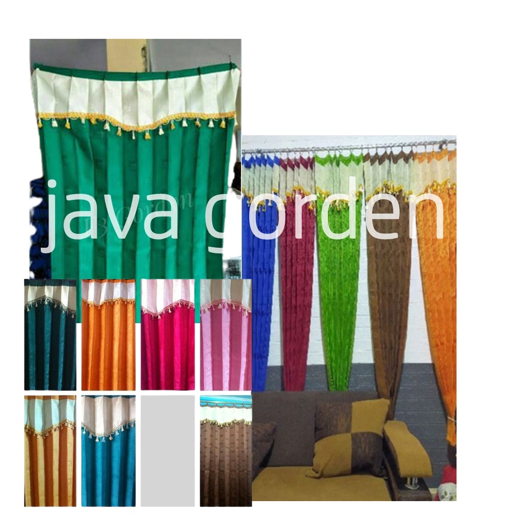 GORDEN TIRAI GORDEN MINIMALIS GORDEN MURAH GORDEN BIASA GORDEN PONI RENDA GORDEN MANOHARA 1 METER X 