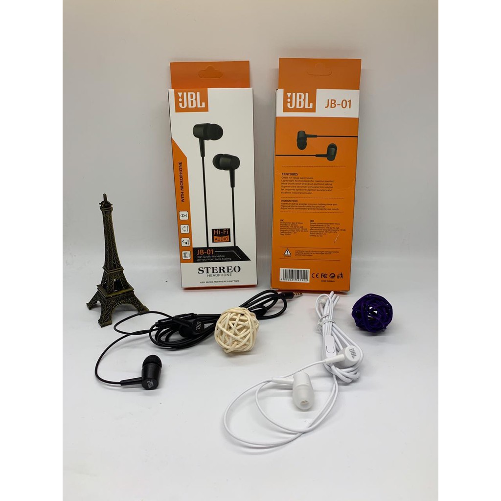 Headset JB-01 - JB-02 &amp; JB02 Magnet Headset Sport/Heansfree JB Series Mega Bass